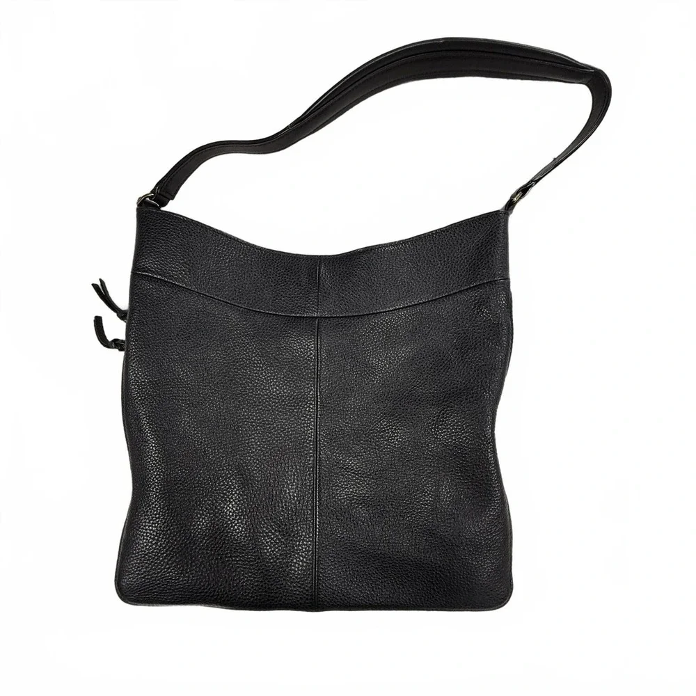 Tory Burch Black Pebbled Leather Shoulder‎ Bag